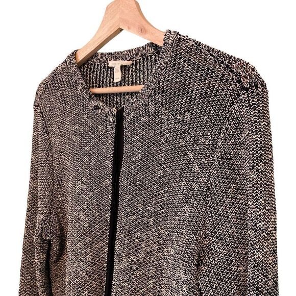 Eileen Fisher Organic Melange Linen Grain Jacket in Size Medium - Picture 4 of 11